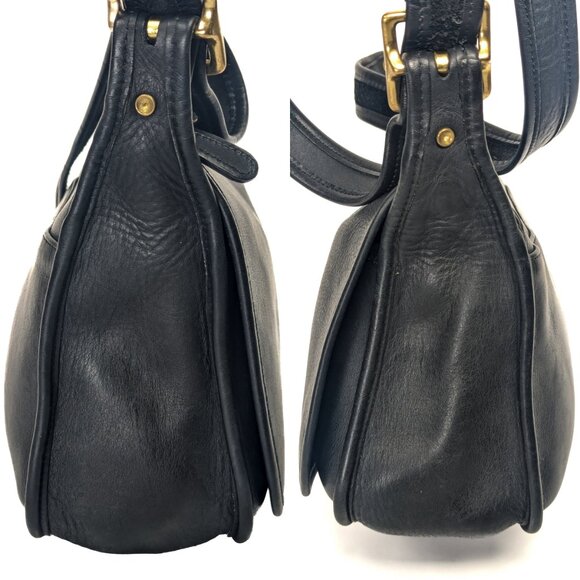 COACH Handmade Vintage Patricia‘s Legacy Bag Black Leather - Picture 4 of 15